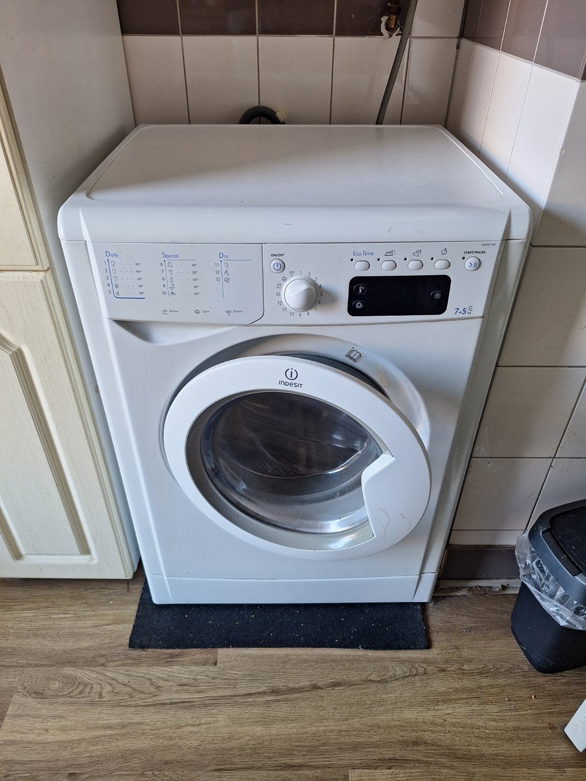 Indesit Wasmachinedroger 7.5 kg - Wit, Ophalen of Verzenden