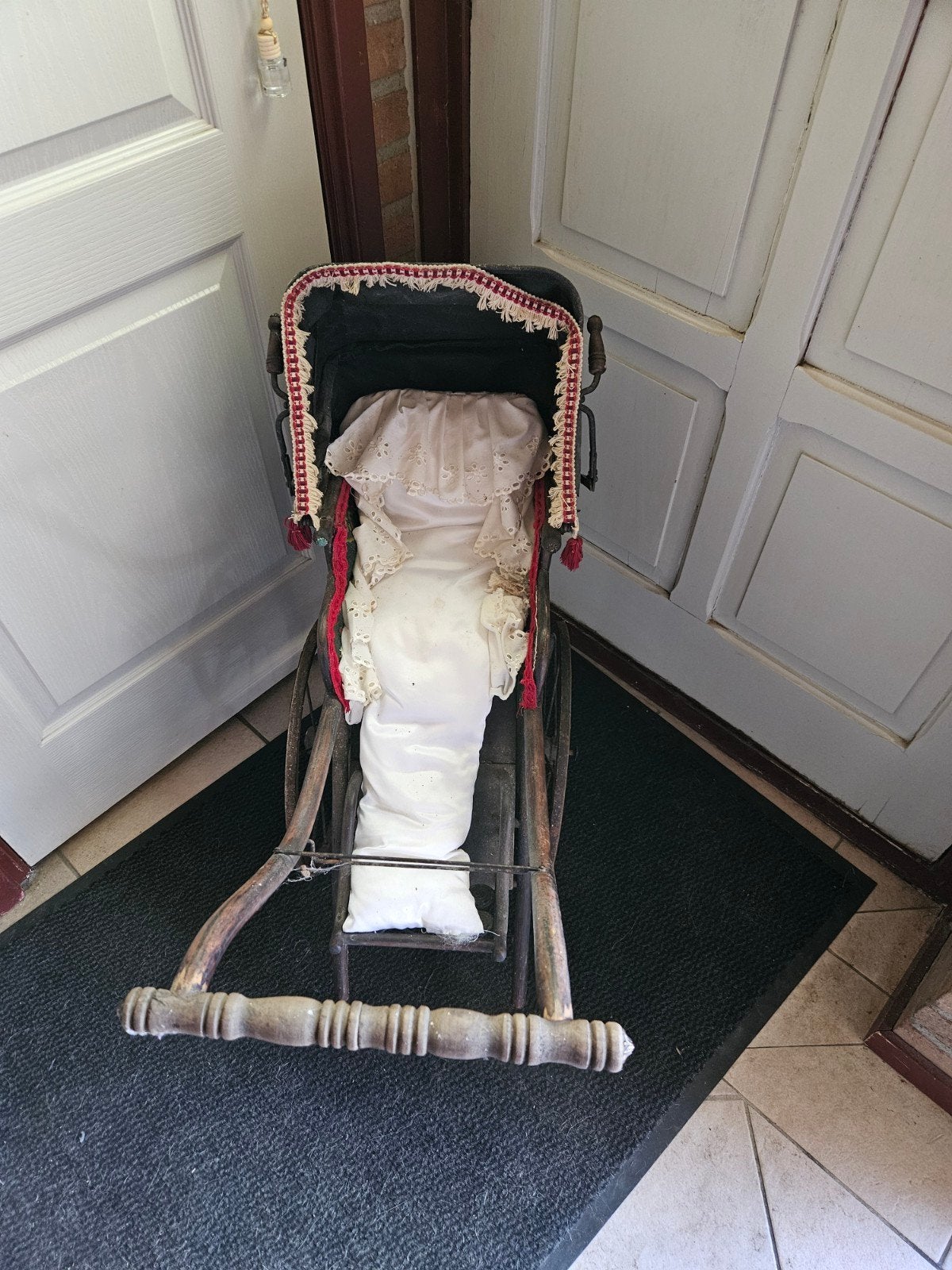 Antieke Poppenwagen - Vintage Decoratie, Ophalen