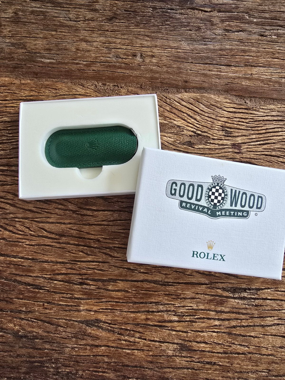 Rolex Goodwood Revival Meeting zakmes met etui, Ophalen of Verzenden