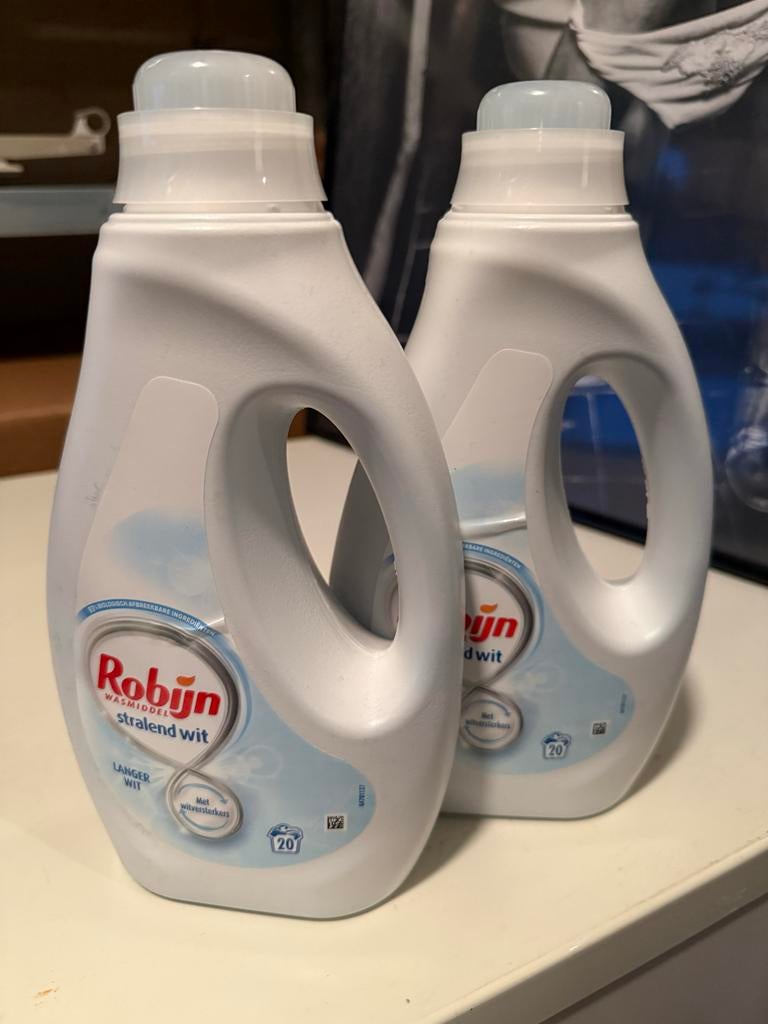 Robijn Waspoeder Stralend Wit - 2x 20 Wasbeurten, Ophalen of Verzenden, Nieuw