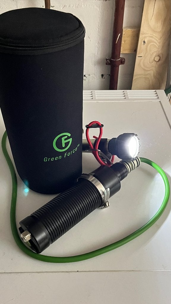 Greenforce Duiklamp, Watersport en Boten, Ophalen of Verzenden, Zo goed als nieuw, Duiklamp