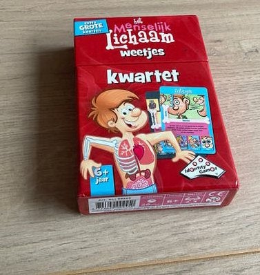 Kwartet Menselijk Lichaam Weetjes - Zo goed als nieuw, Ophalen of Verzenden, Zo goed als nieuw