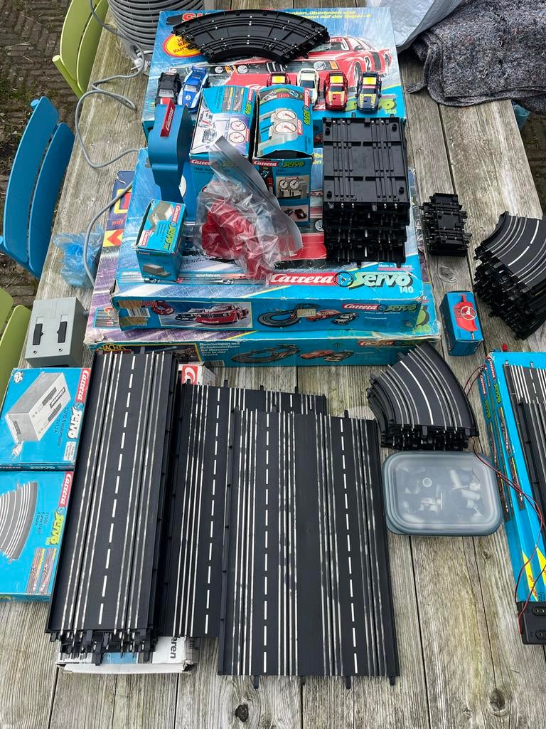 Grote partij Carrera Servo 140 racebaan, Zelf te bouwen, Carrera, Ophalen of Verzenden, Elektrisch