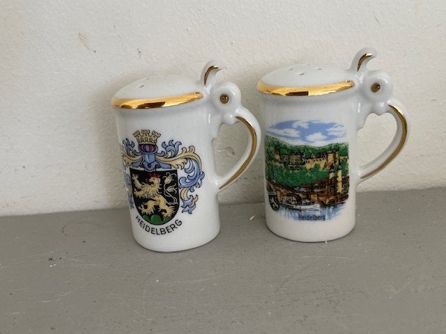 Peper en zout vaatjes. Heidelberg porselein. Bierpul., Ophalen