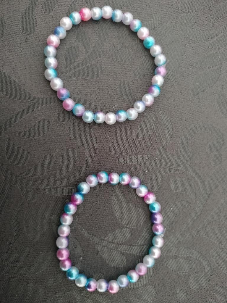 Zelfgemaakte armbandjes, Sieraden, Tassen en Uiterlijk, Armbanden, Overige kleuren, Nieuw, Ophalen of Verzenden, Elastiek