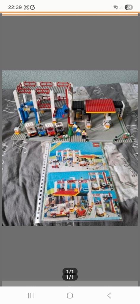 Lego Legoland Garage en Tankstation (Set 6394), Compleet, Lego, Ophalen of Verzenden, Complete set