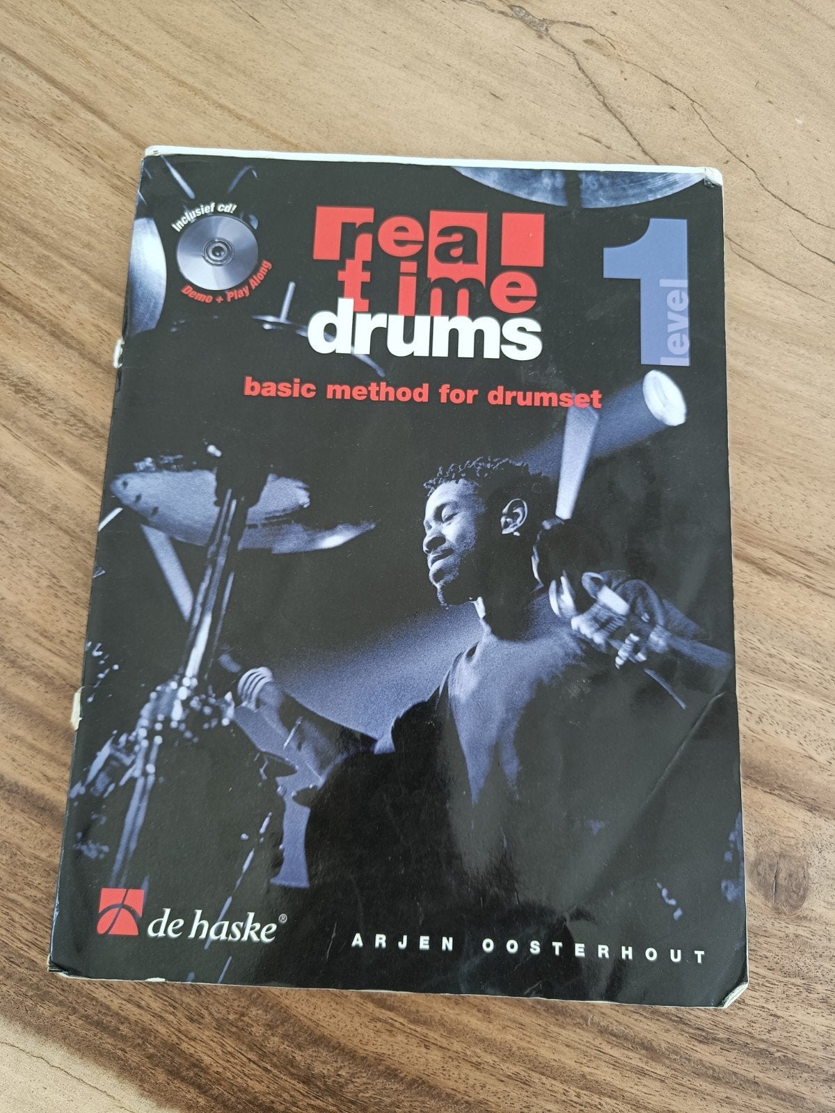 Real Time Drums Level 1 - Basismethode voor drumstel + CD, Gebruikt, Drums of Percussie, Les of Cursus, Ophalen of Verzenden