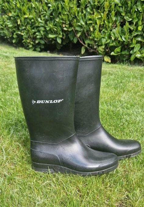 Dunlop regenlaarzen maat 35, zwart, Jongen of Meisje, Ophalen of Verzenden, Dunlop, Laarzen