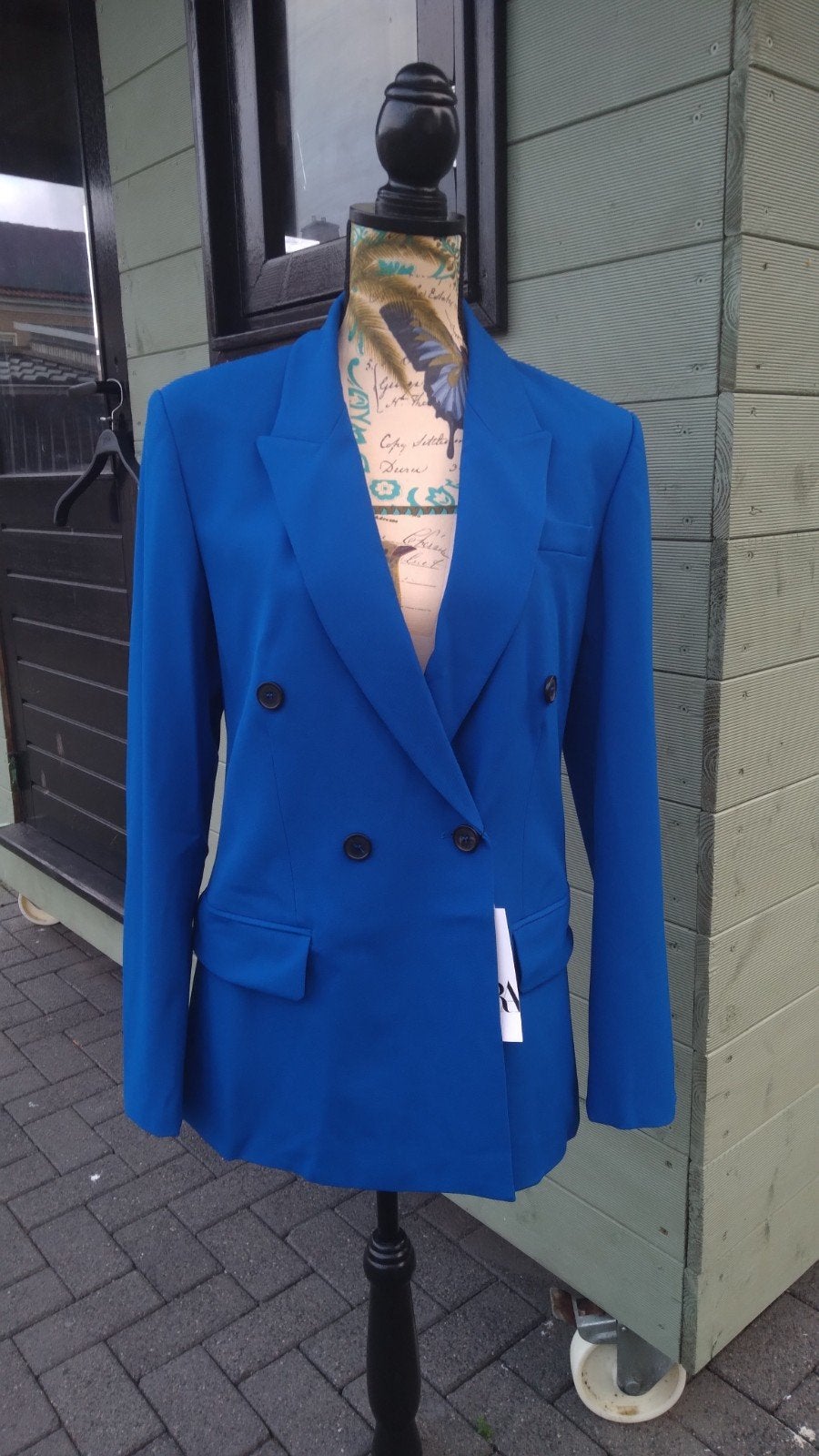 Zara blazer blauw M, Maat 38/40 (M), Zara, Nieuw, Jasje