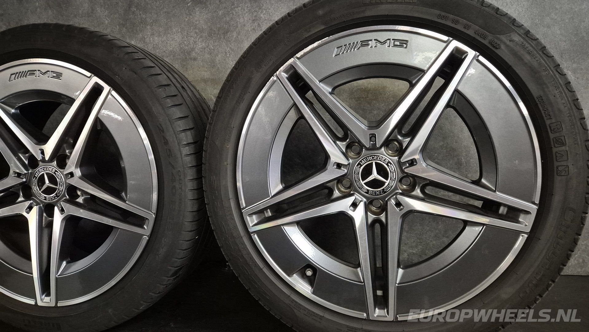 18 inch Mercedes velgen C klasse W206 AMG zomerbanden S206, 18 inch, Gebruikt, -, -