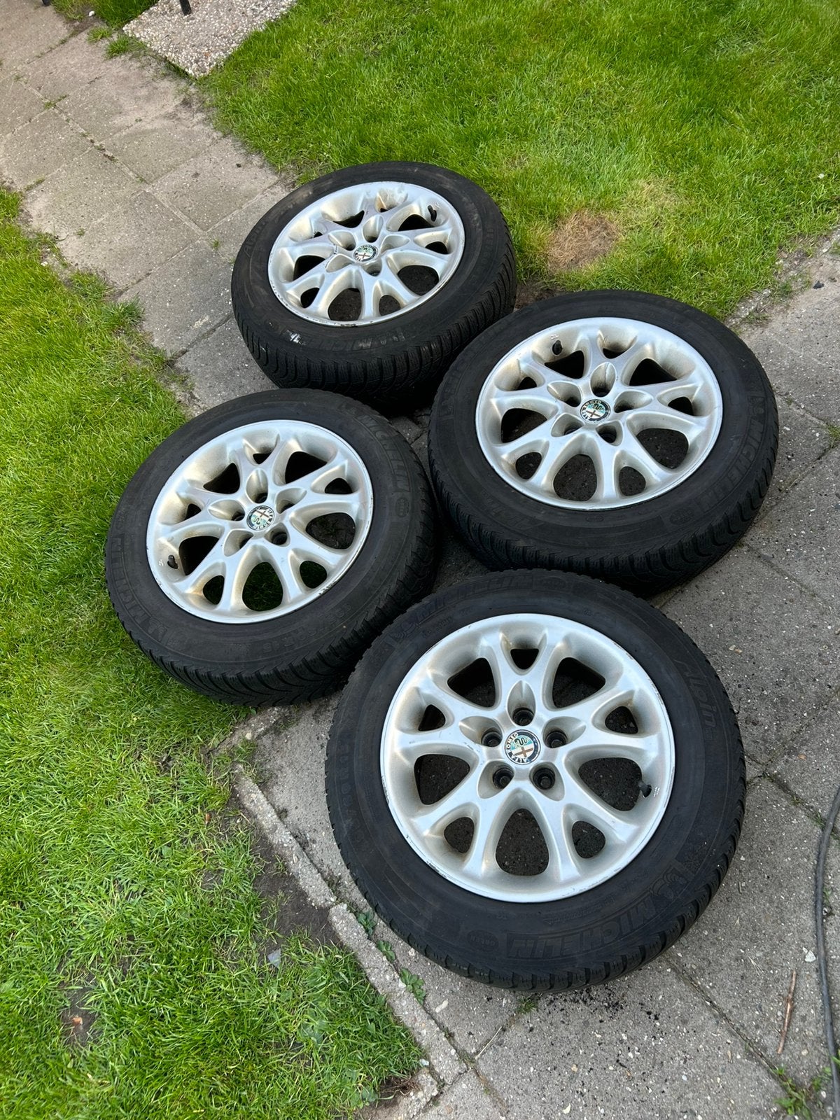 4 velgen 15” passend op Alfa Romeo Fiat Lancia  5 gaats, Ophalen, 15 inch, Velg(en), 185 mm