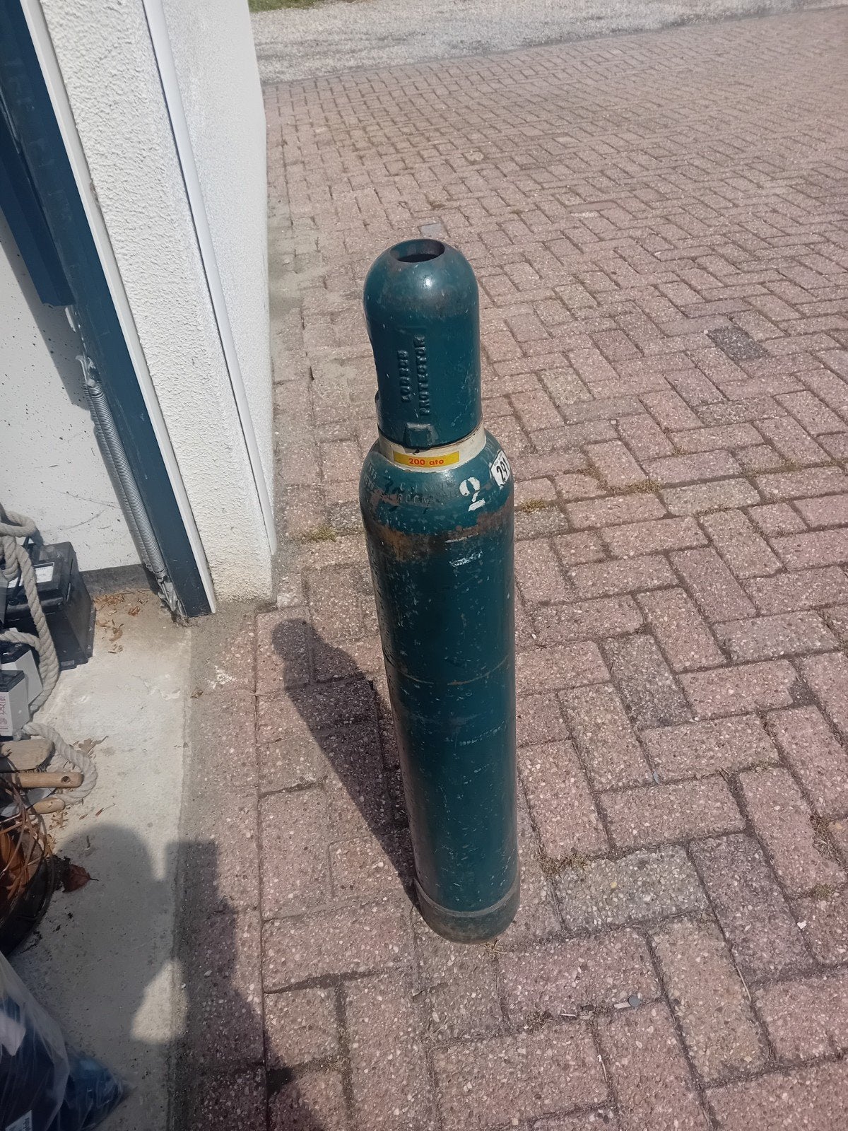 Argon gasfles voor lassen - half vol, Doe-het-zelf en Verbouw, Verzenden, Co2