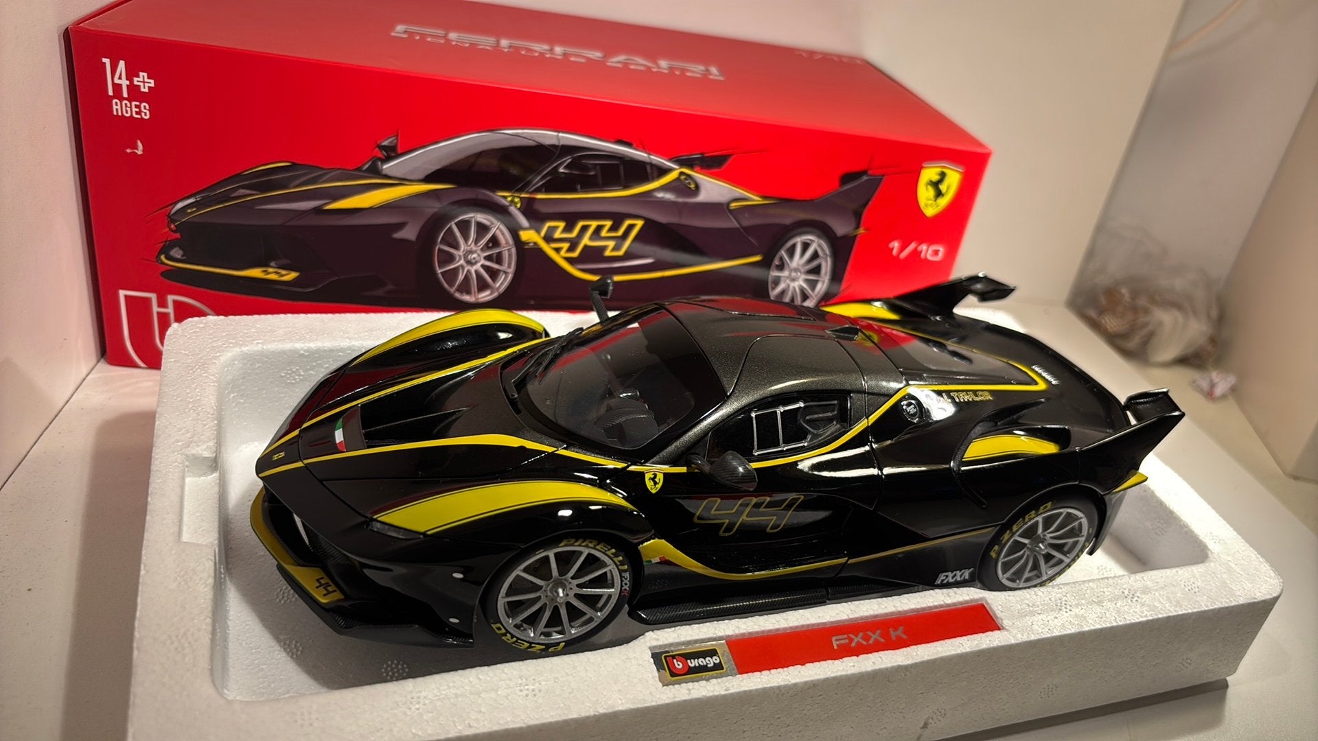 Ferrari fxx k #44 Bburago 1.18, Ophalen of Verzenden, Bburago, A, A