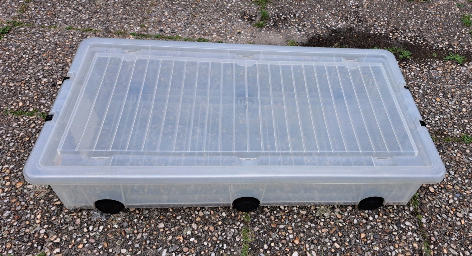 Keter Roller Box Flat op wielen - Handige opbergbox, Ophalen, Kunststof, Gebruikt, 50 tot 100 cm