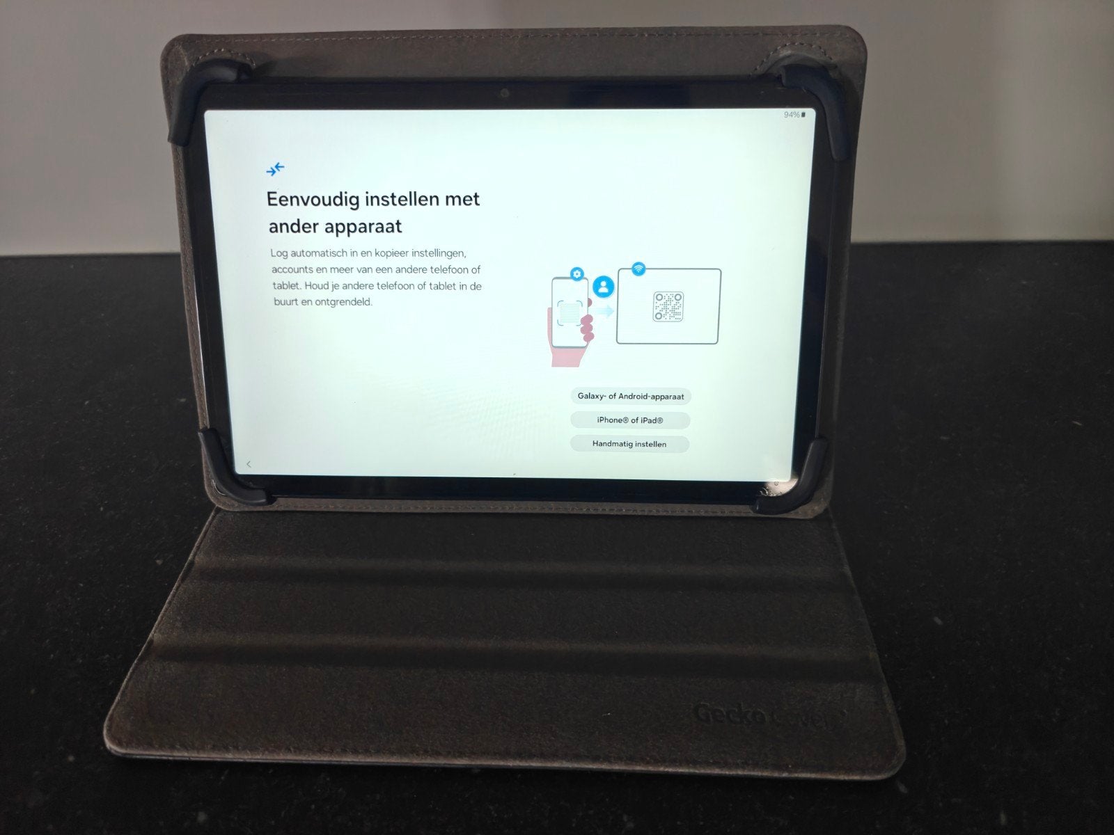 Samsung Galaxy Tab 8 128 gb met Gecko Standcover, 8 inch, Gps, Ophalen of Verzenden, Zo goed als nieuw