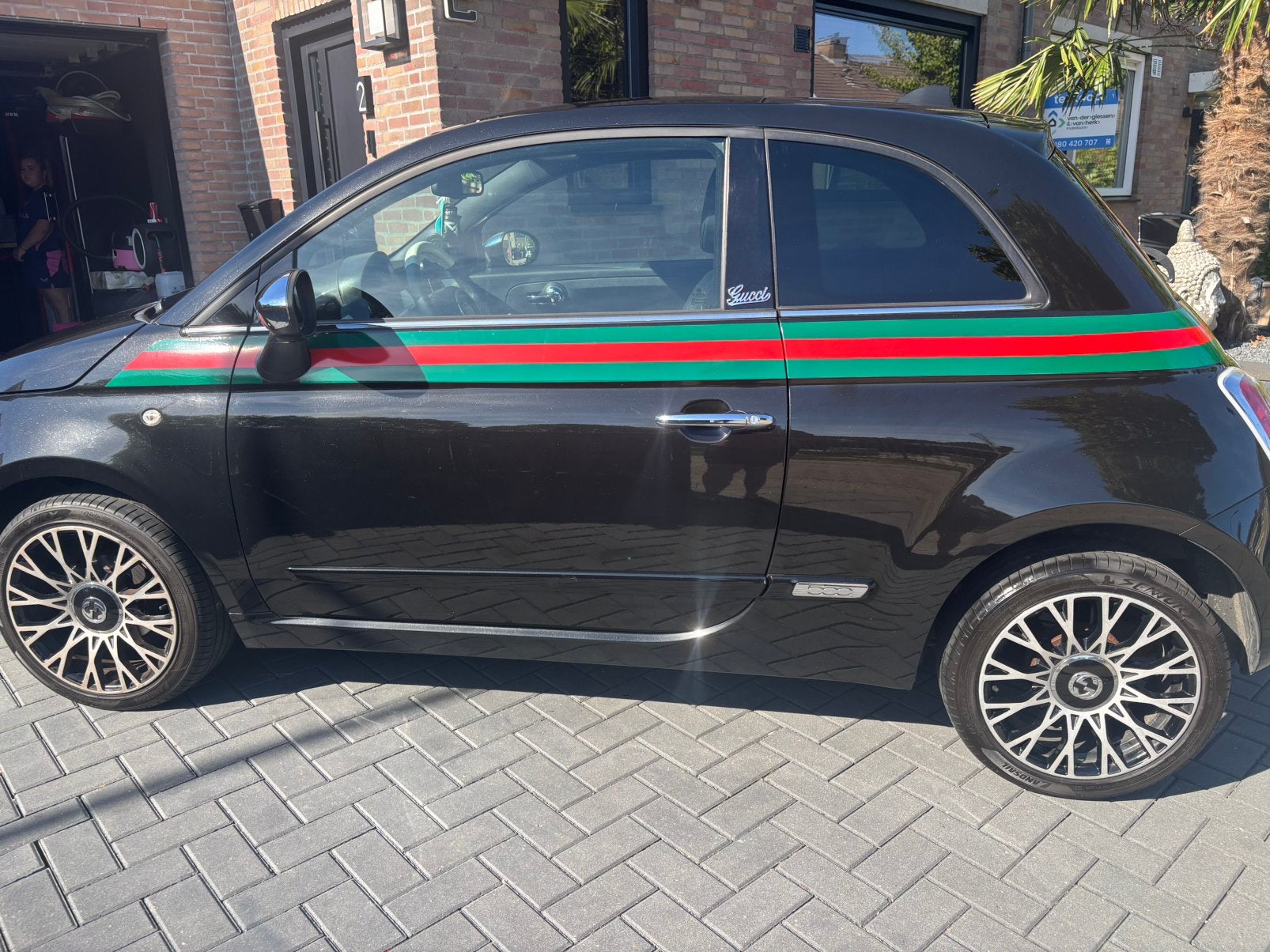 Fiat 500 1.2 C 2011 Zwart, Auto's, Fiat, Voorwielaandrijving, 1242 cc, 4 cilinders, 840 kg