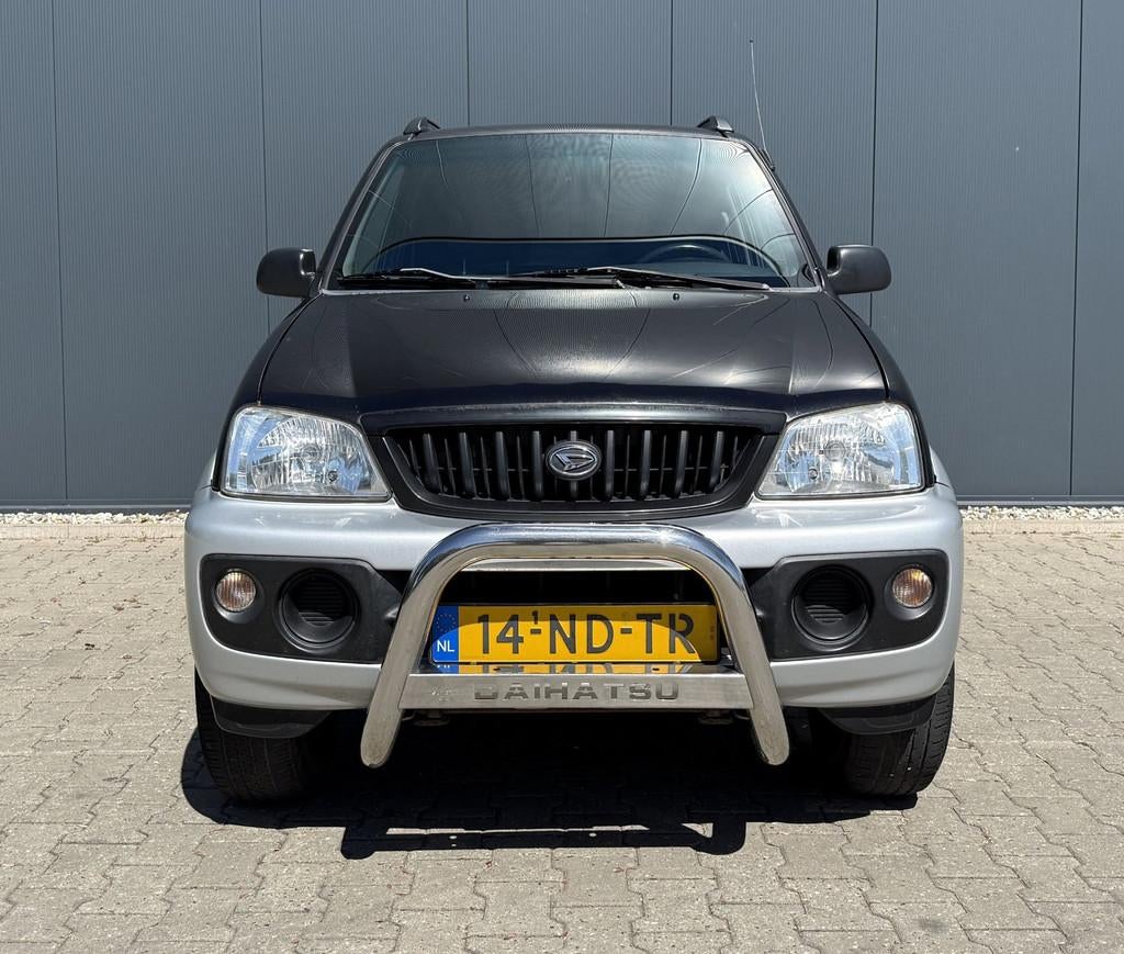 Daihatsu Terios 1.3 DX Airco Trekhaak Automaat APK t/m Jan 2, Auto's, Daihatsu, 1350 kg, 4 cilinders, 400 kg, Zwart