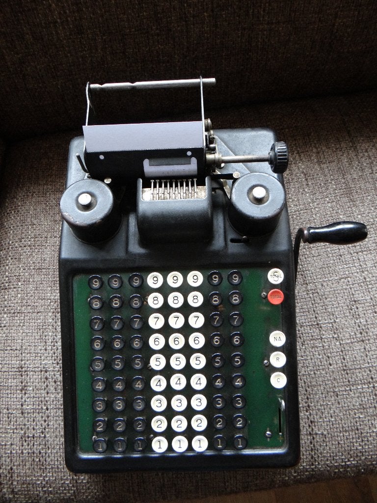 Vintage Burroughs, oude telmachine, ruim 100 jaar oud., Antiek en Kunst, Ophalen of Verzenden