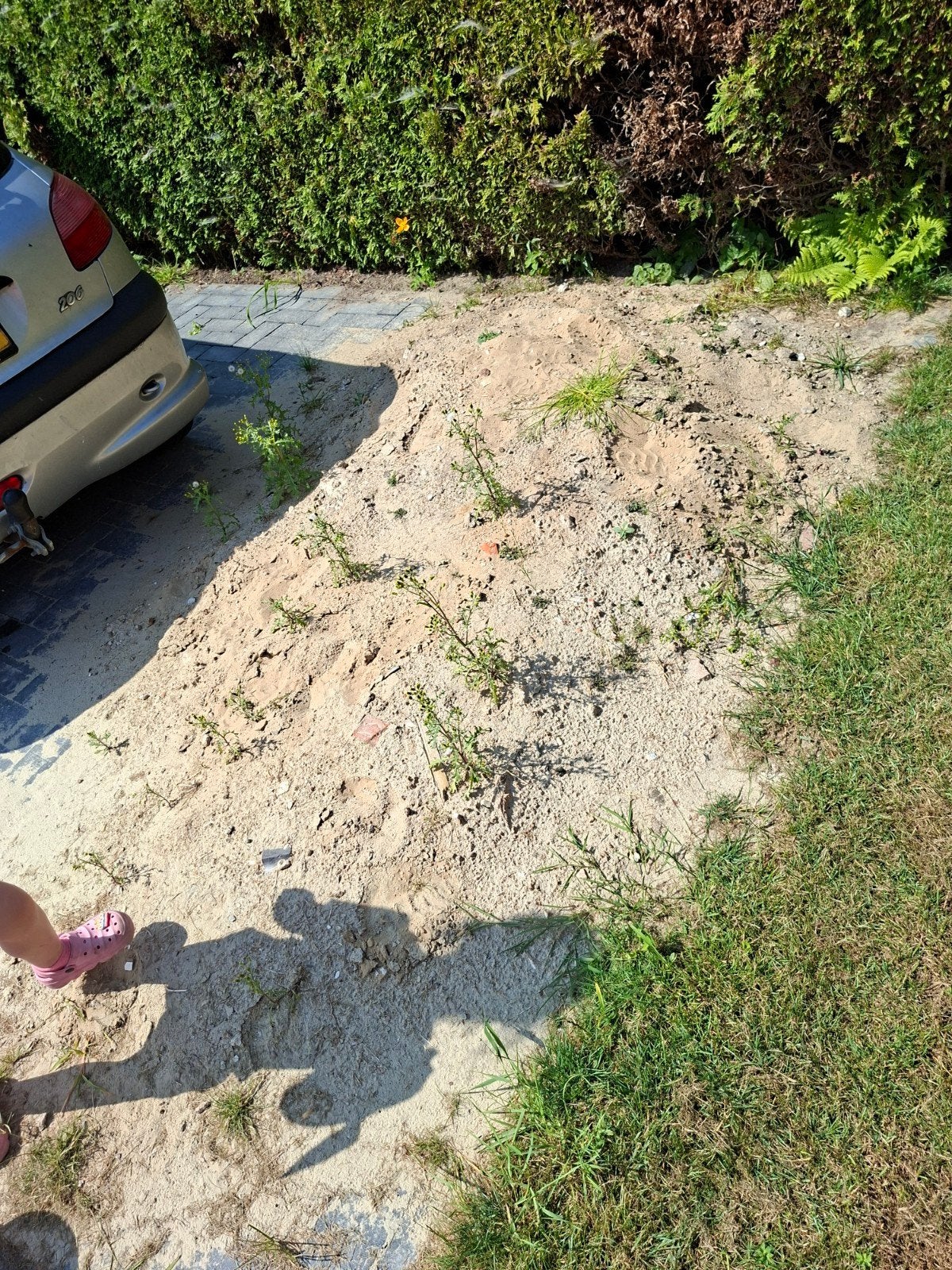 1 kar zand gratis, Ophalen, Ophoogzand