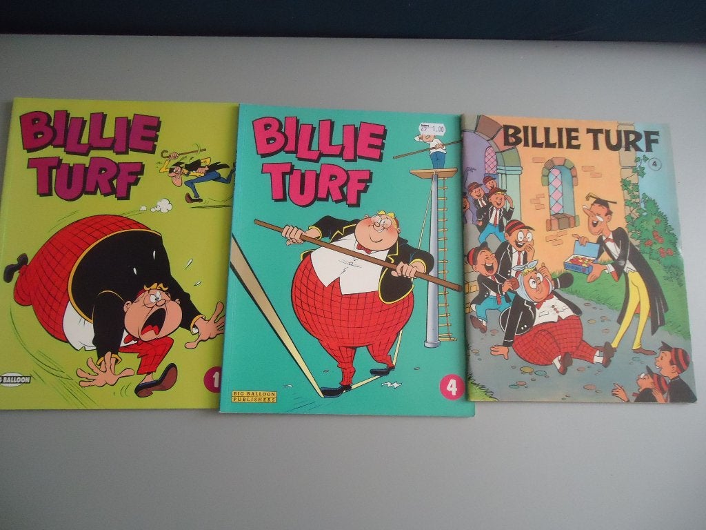billie turf, Boeken, Meerdere stripboeken, Verzenden, Gelezen