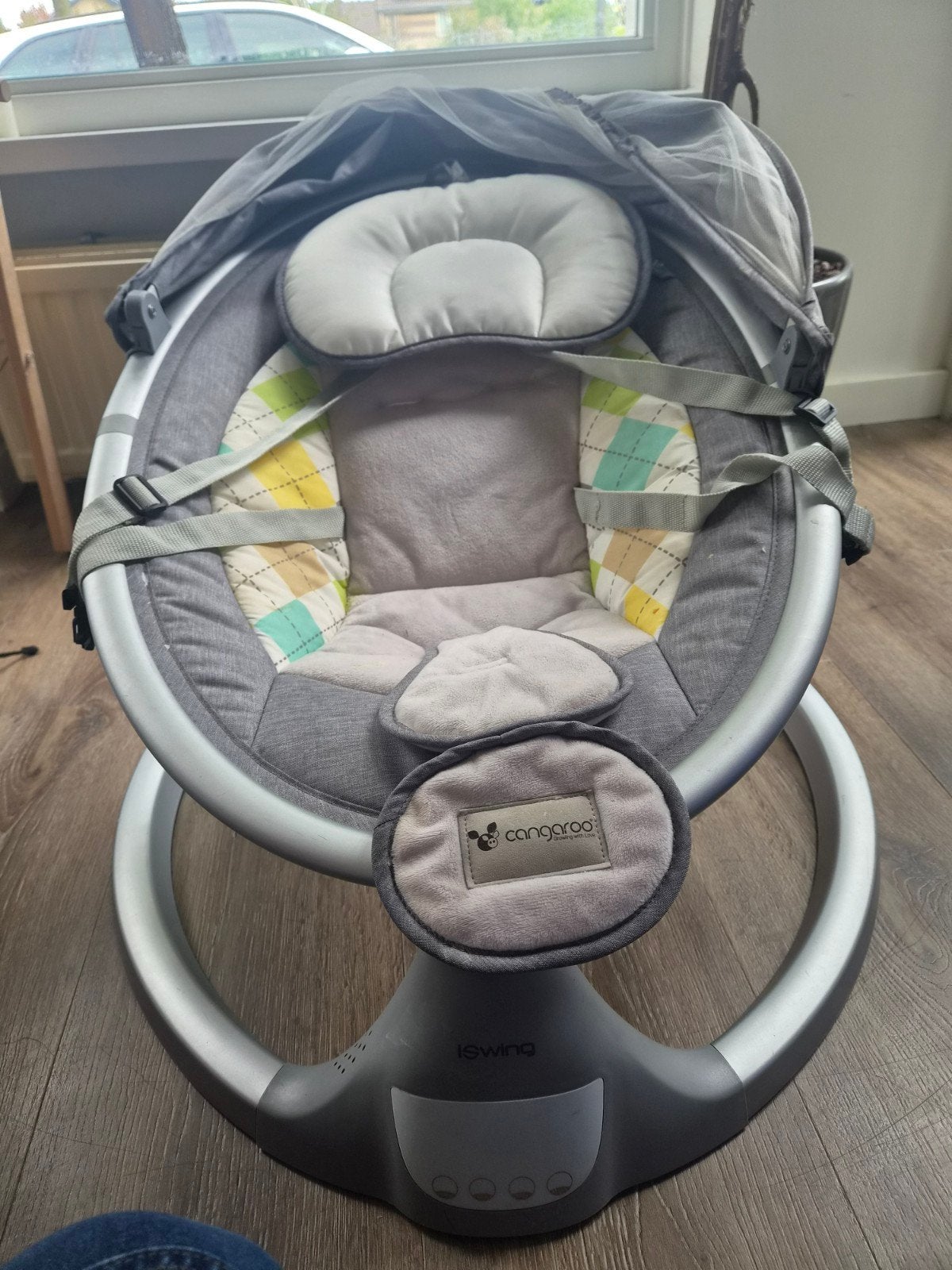 Cangaroo iSwing Baby Schommelstoel - Gebruikt, Ophalen of Verzenden, Gebruikt
