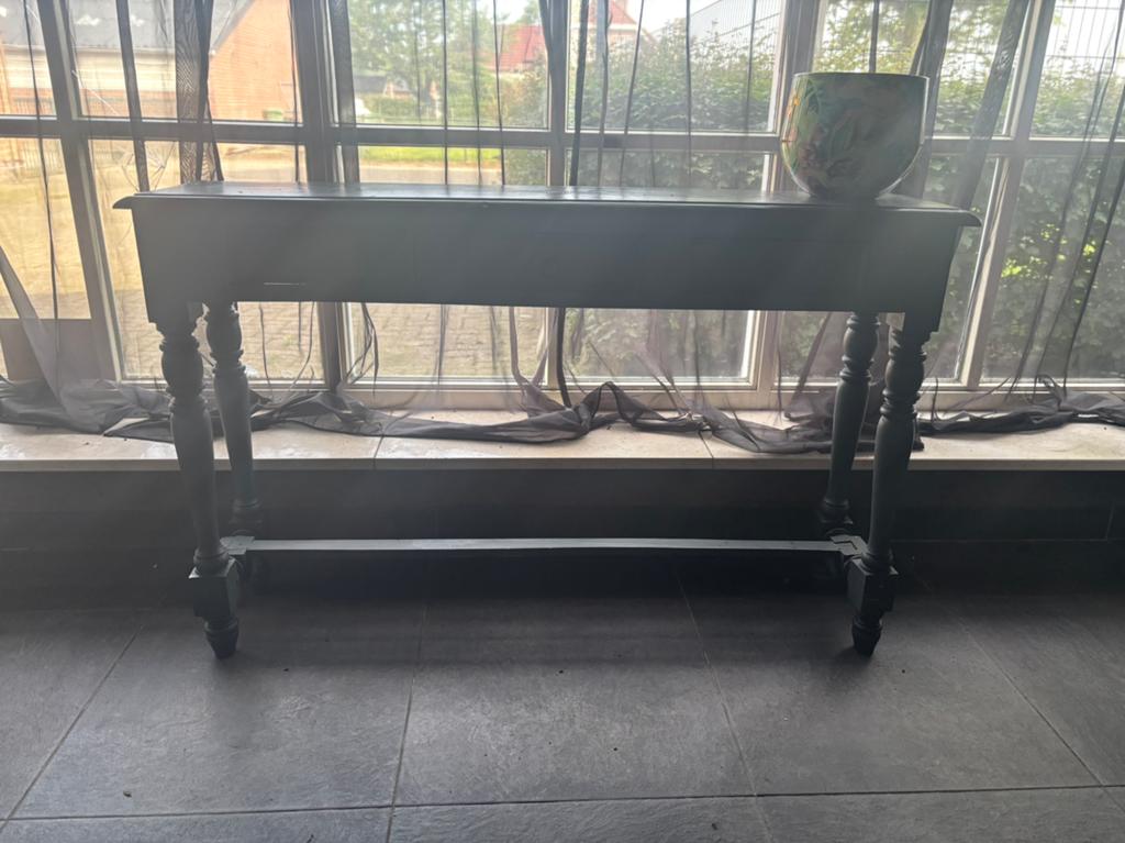 Sidetable grijs, Ophalen, Gebruikt, 100 tot 150 cm, 25 tot 50 cm