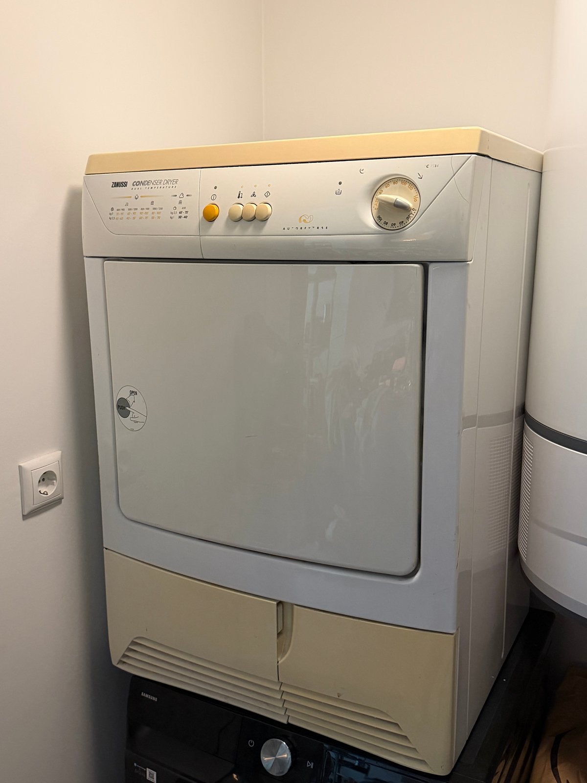 Zanussi Condensdroger - Trommel draait niet (gratis af te ha, Witgoed en Apparatuur, Ophalen, Niet werkend, Voorlader, Condens