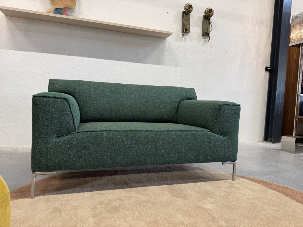 Nieuw Design on Stock Bloq Loveseat Leaf groen stof Bank, 75 tot 100 cm, Ophalen of Verzenden, Rechte bank, Contactformulier