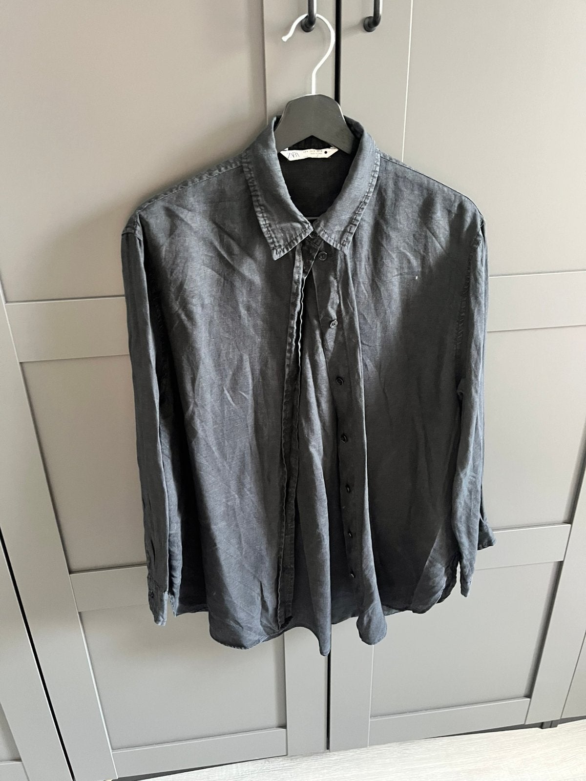 (Strand)blouse zwart Zara M, Verzenden, Zo goed als nieuw, Maat 38/40 (M), Zwart