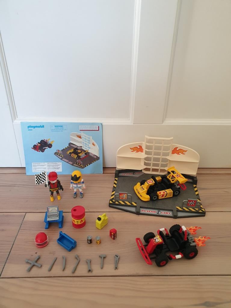 Playmobil starterset karten garage, Ophalen of Verzenden, Zo goed als nieuw
