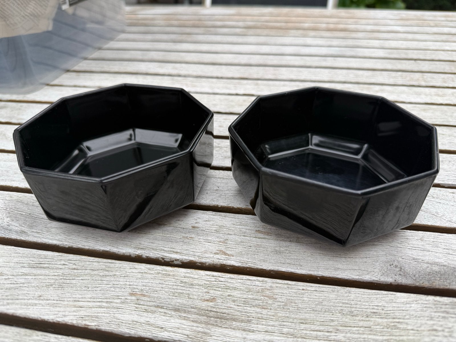 Set van 2 zwarte schaaltjes Arcoroc Octime, Ophalen, Schaal, Vaatwasserbestendig, Overige vormen