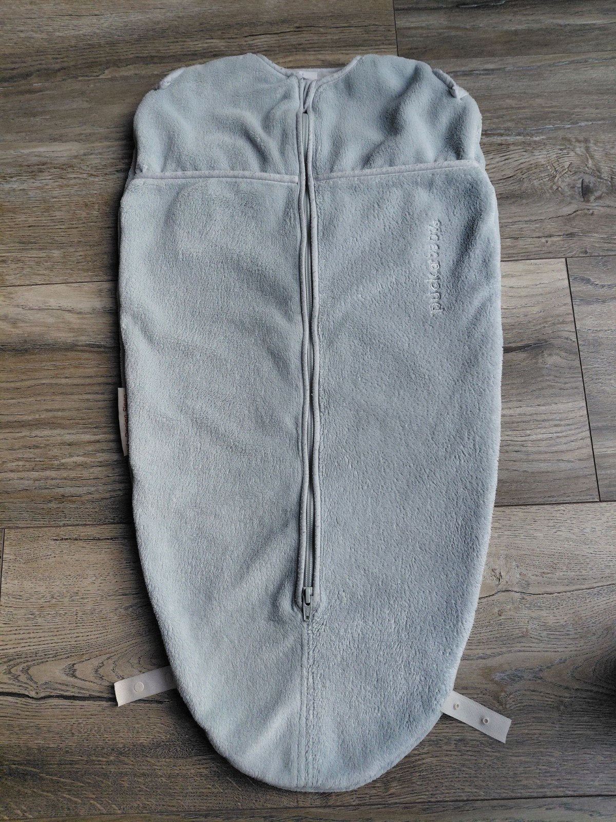 Puckababy mini, teddy Sky, prachtige staat, Kinderen en Baby's, Dekens, Slaapzakjes en Inbakerproducten, Bakerzak of Bakerdoek