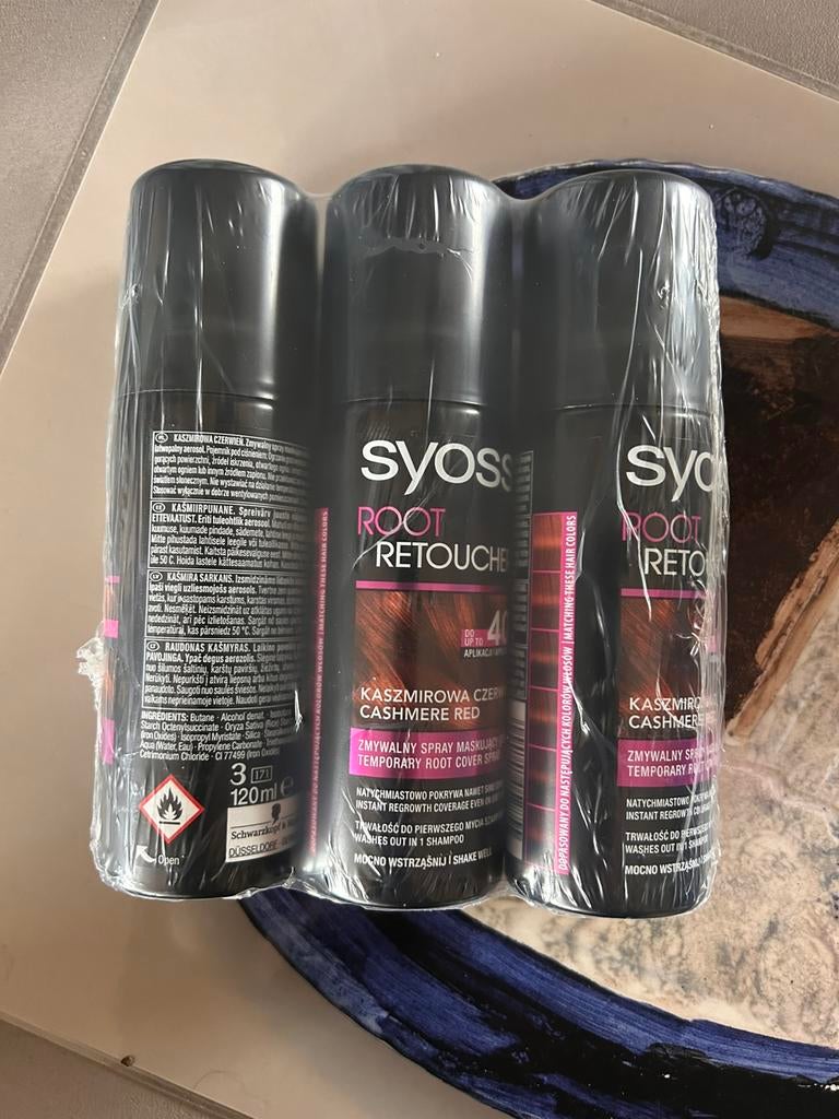 Syos uitgroei spray. Casmhere red . 120 ml., Ophalen, Nieuw, Gehele gezicht