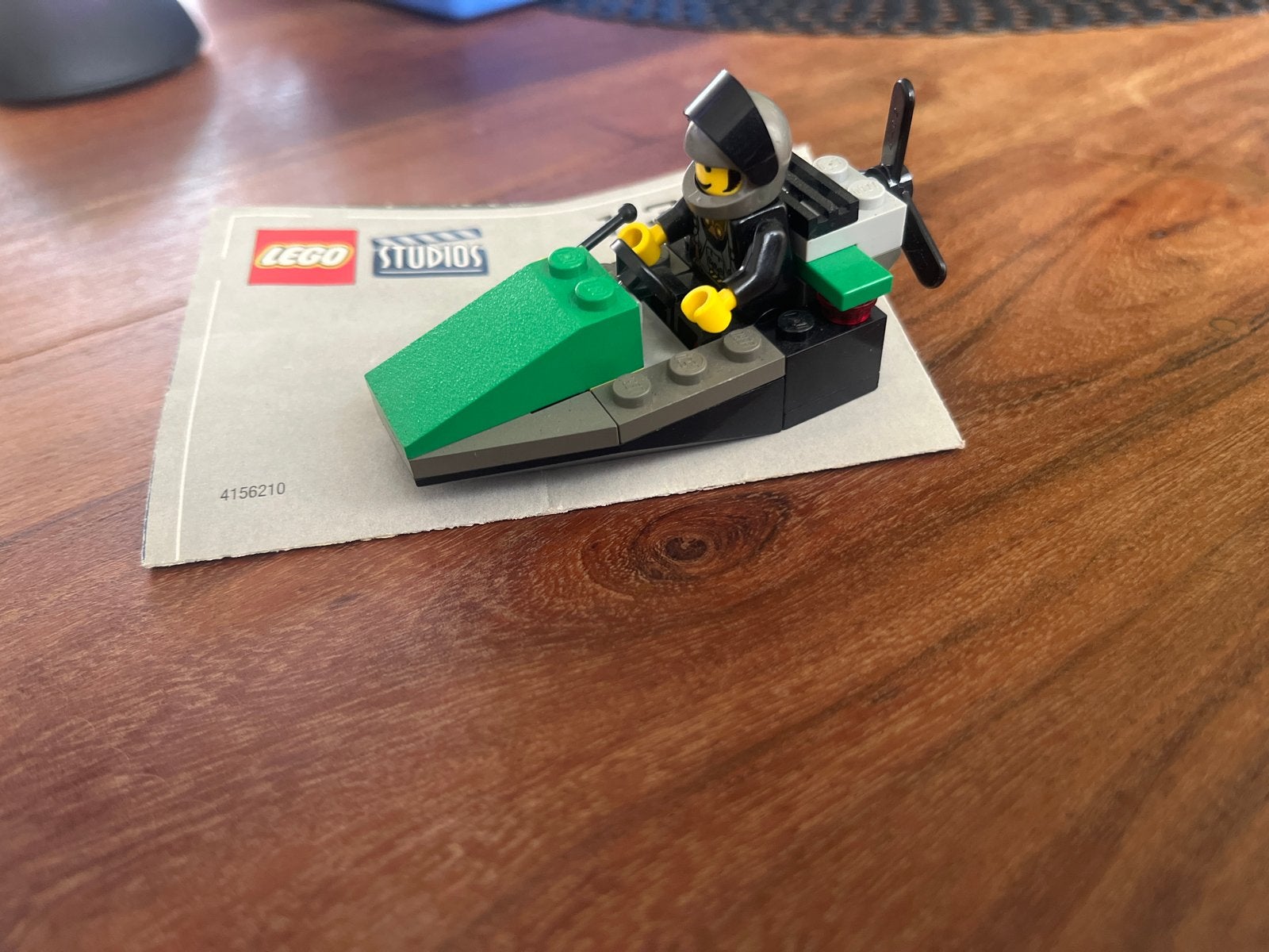 Lego Studios Air Boat 1362 uit 2001 compleet met boekje, Gebruikt, Overige thema's, Lego, Ophalen of Verzenden