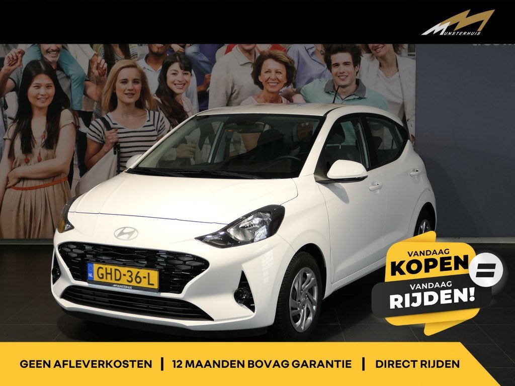 Hyundai i10 1.0 Comfort - Apple carplay/ Android auto - Crui, Auto's, Hyundai, Bedrijf, Te koop, i10, ABS, Airbags, Airconditioning