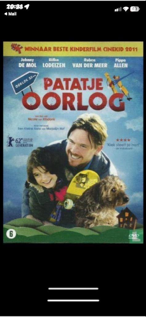 Patatje Oorlog DVD - Winnaar Beste Kinderfilm, Avontuur, Gebruikt, Ophalen of Verzenden, Vanaf 6 jaar