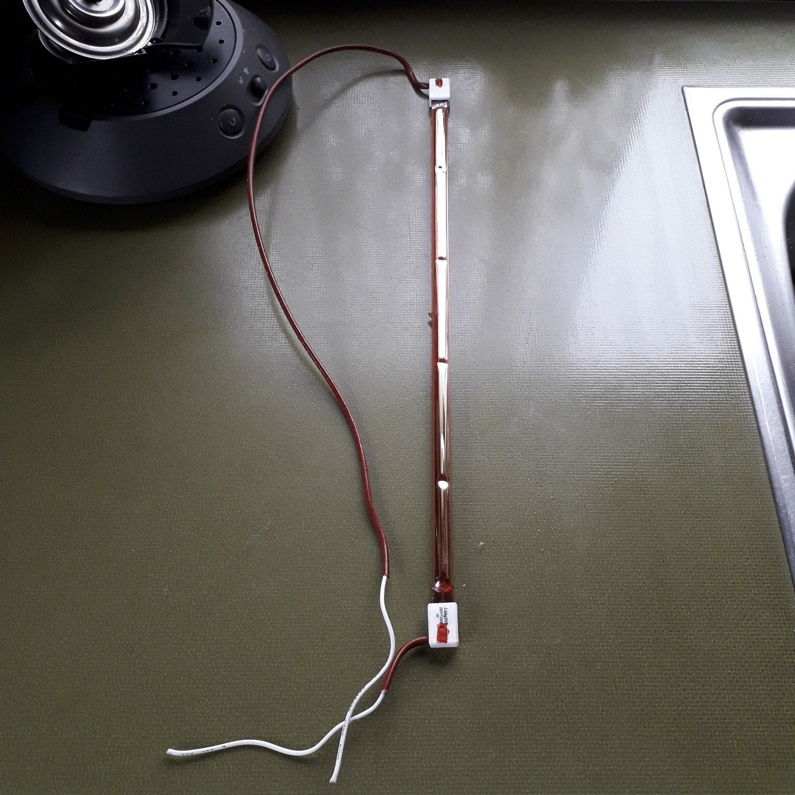 Infrarood verwarmingslamp 235V 1800W - Terrasverwarmer, Ophalen