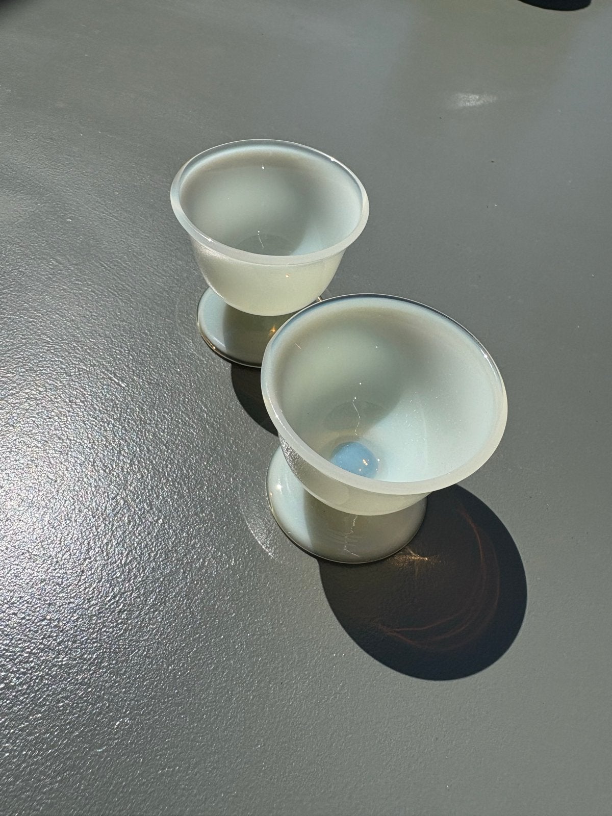 Zara Eierdopjes van melkglas - Set van 2, Overige merken, Overige typen, Nieuw, Ophalen of Verzenden