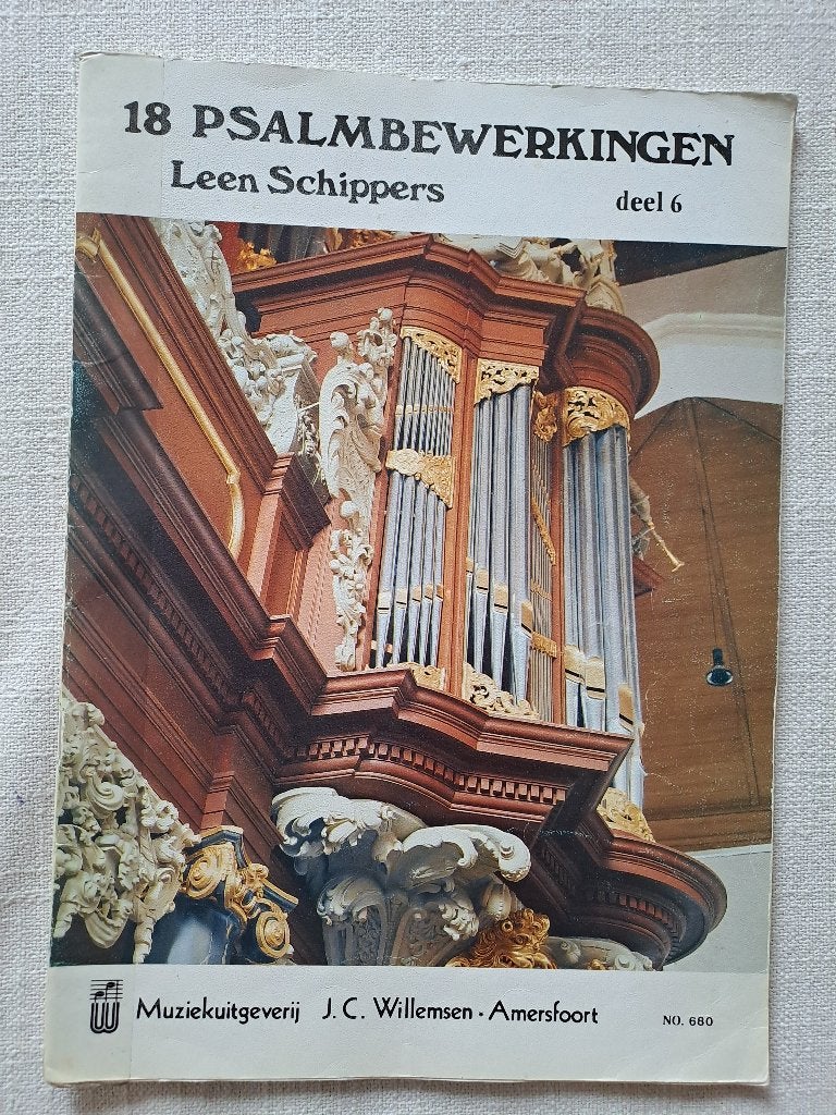 Leen Schippers: 18 Psalmbewerkingen (deel 6), Orgel, Gebruikt, Ophalen of Verzenden, Thema