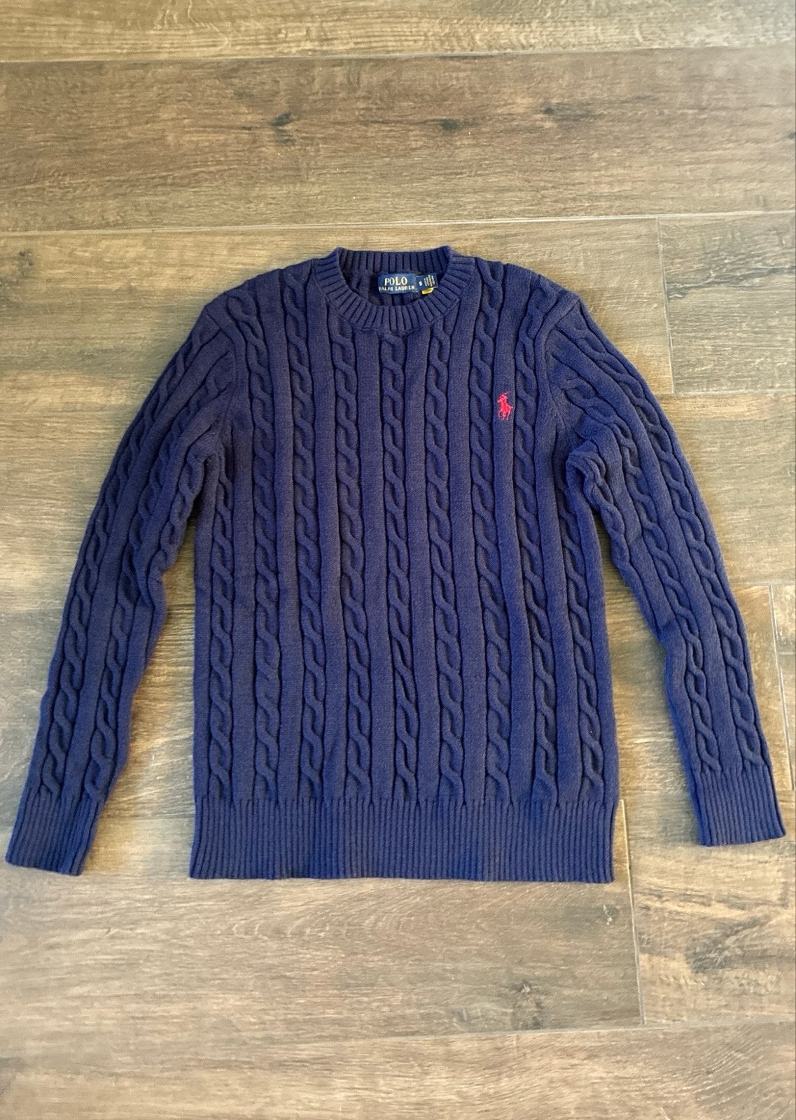 Ralph Lauren Polo trui maat S, Ophalen of Verzenden, Zo goed als nieuw, Maat 46 (S) of kleiner, Blauw