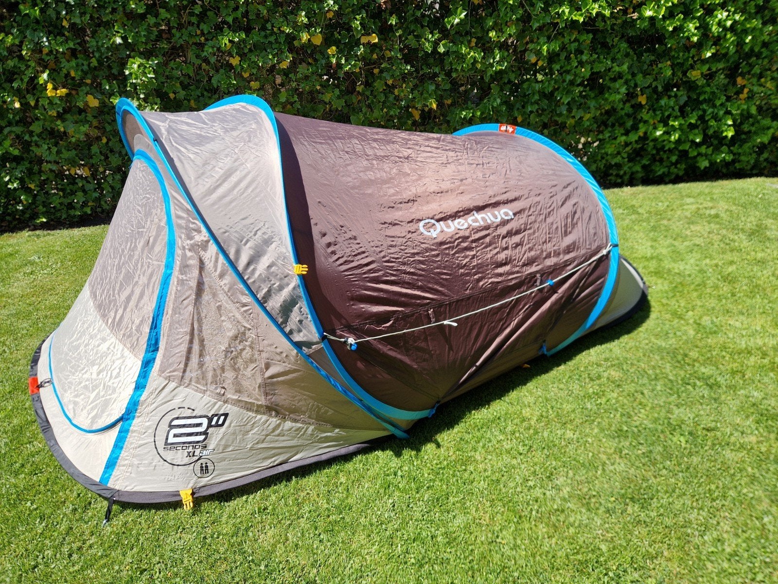 Quechua 2 Seconds XL Air Tent - Snel op te zetten tent, Caravans en Kamperen, Tenten, Ophalen, Zo goed als nieuw, Tot en met 2