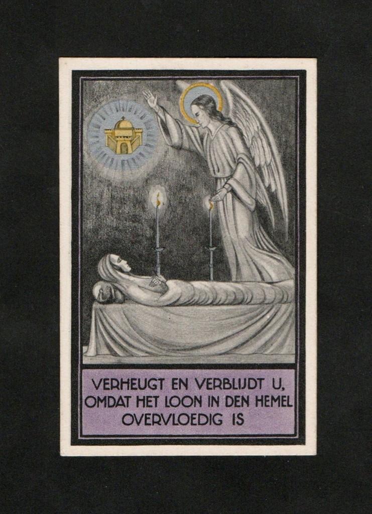 Bidprentje Deventer Wissink Demmers 1932., Ophalen of Verzenden, Bidprentje