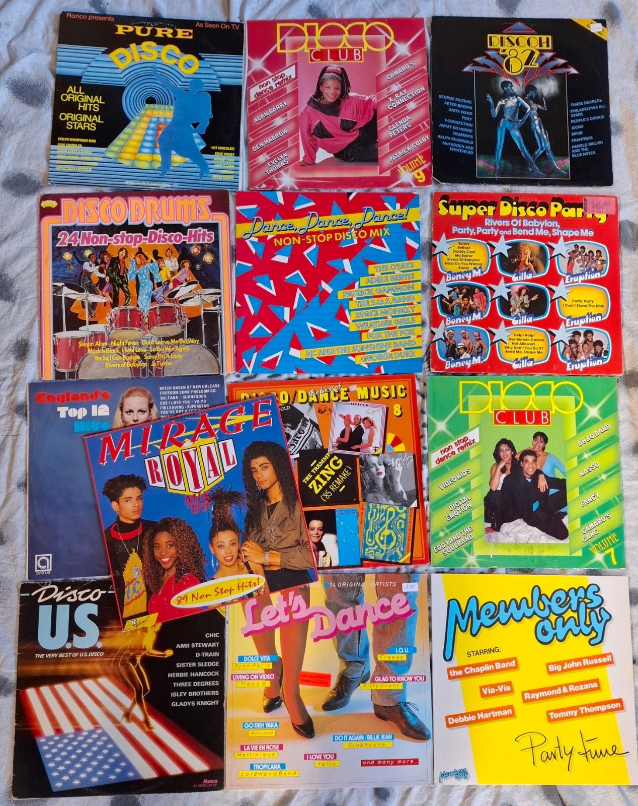 13 Dance en Disco LP's - Diverse Artiesten, Cd's en Dvd's, LP, Gebruikt, Dance, Ophalen of Verzenden