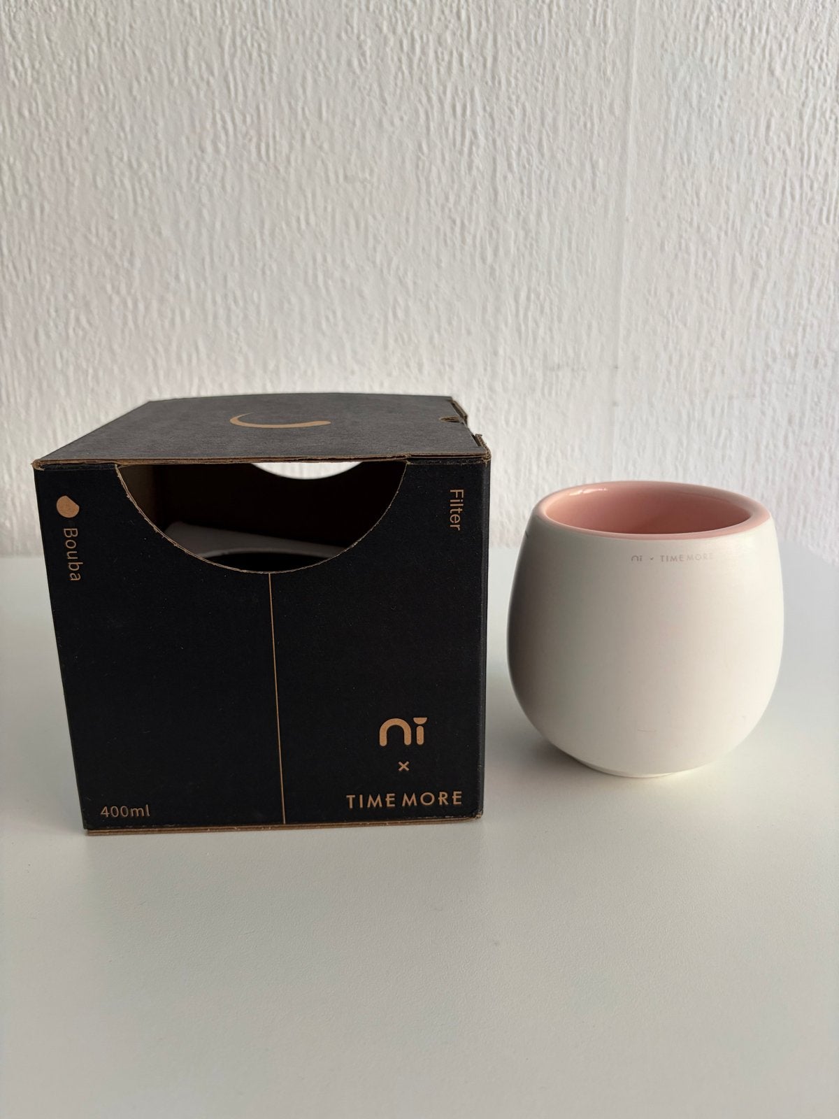 TIMEMORE  Ni Wares Bouba Koffie Proefkop 400ml (met doos), Overige typen, Ophalen of Verzenden, Zo goed als nieuw, Steen/keramiek