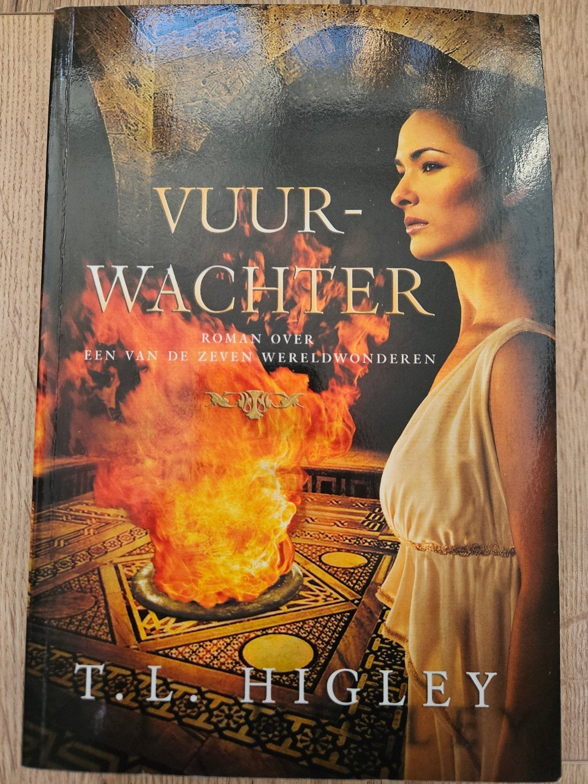 Vuurwachter - T.L. Higley - Roman over wereldwonderen, Ophalen of Verzenden, Zo goed als nieuw, T.L. Higley, Nederland