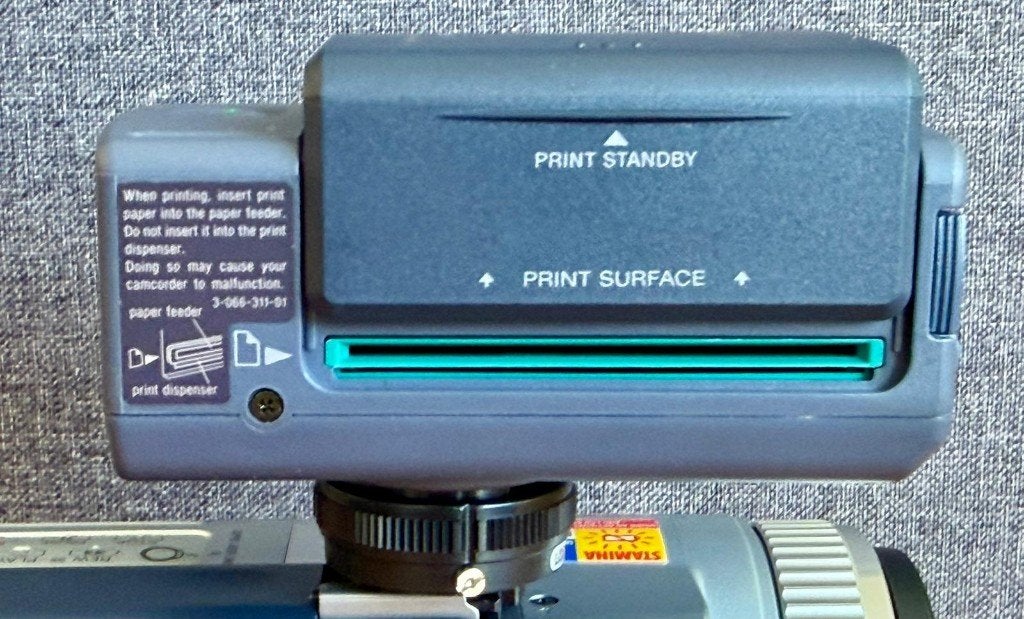 Foto 3 van SONY DCR-TRV830E + PVP-MSH PRINTER, GLOEDNIEUW EN ZELDZAAM!