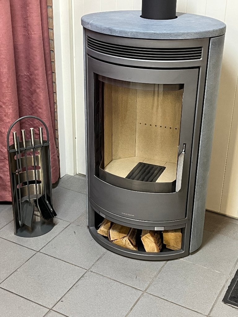 Houtkachel Orangier Polar 8 kW, Gebruikt, Houtkachel, Ophalen of Verzenden, Vrijstaand