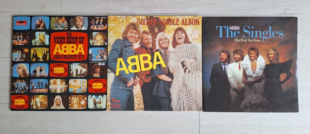 Set van 3 dubbel lps van ABBA, 12 inch, Originele persing, LP, Verzenden