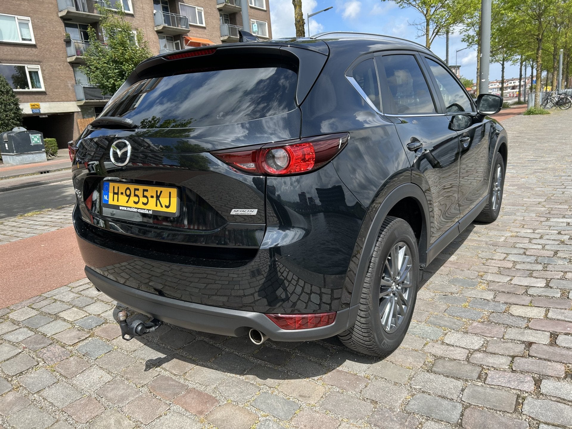Mazda CX-5 2.5 4WD SkyActiv-G 194 Signature Automaat leer 19, Auto's, Automaat, Gebruikt, 4 cilinders, Zwart