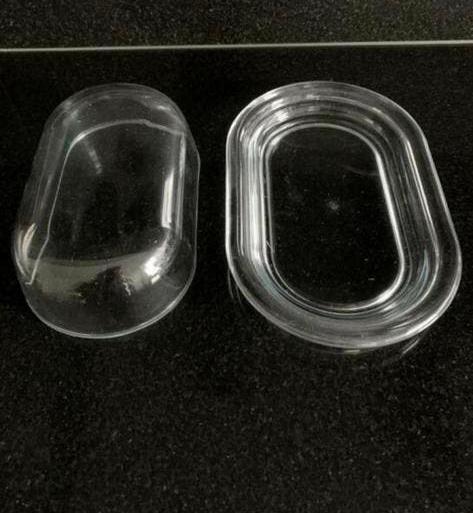 Botervloot van glas, Zo goed als nieuw, Minder dan 25 cm, Minder dan 100 cm, 50 tot 100 cm